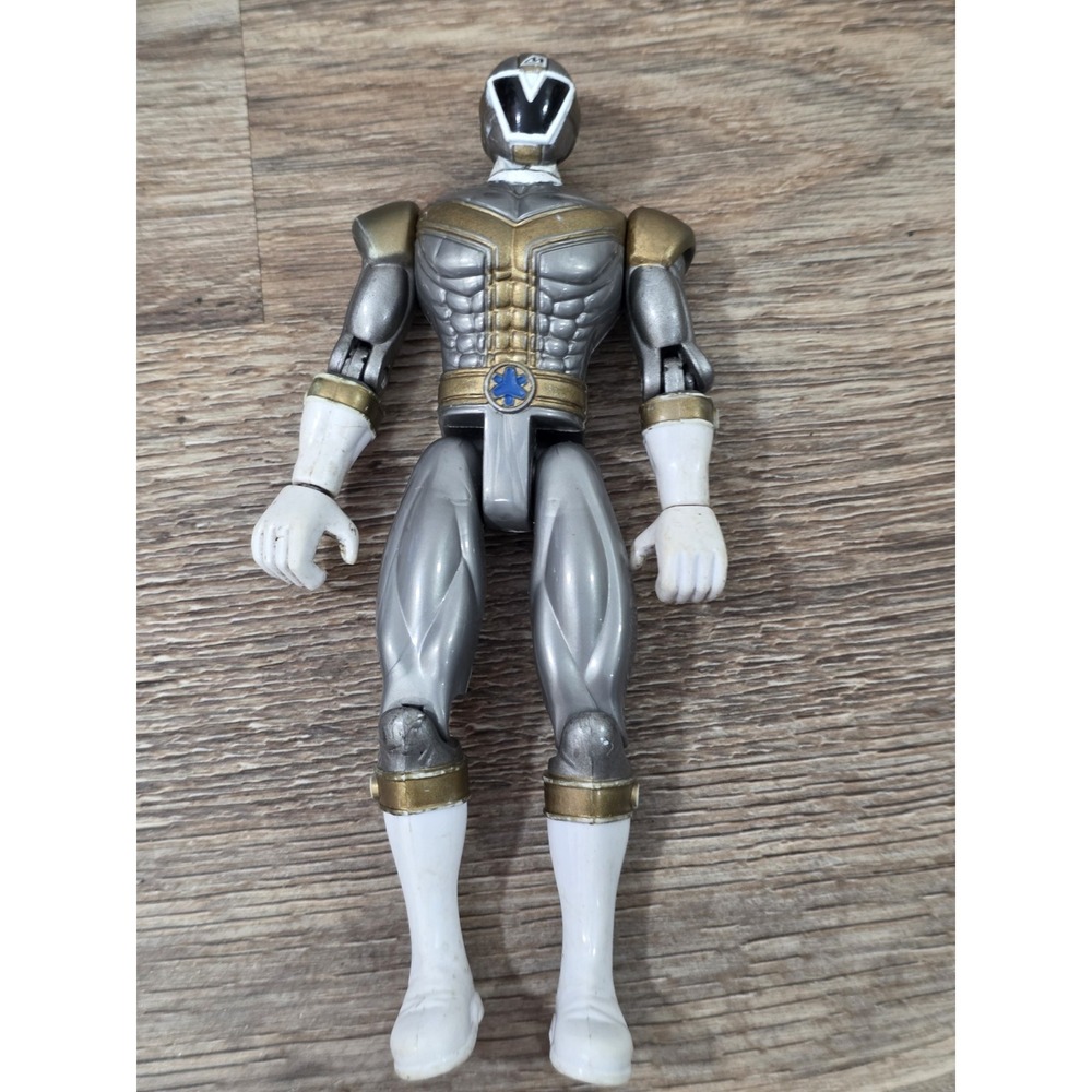 1999 Power Rangers Lightspeed Rescue Titanium Ranger & Lightspeed Cycle & Extras - Picture 11 of 13